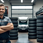 Tyre shop owner comparing two tyre shop suppliers – one stocked, one delayed – to avoid downtime and missed jobs.